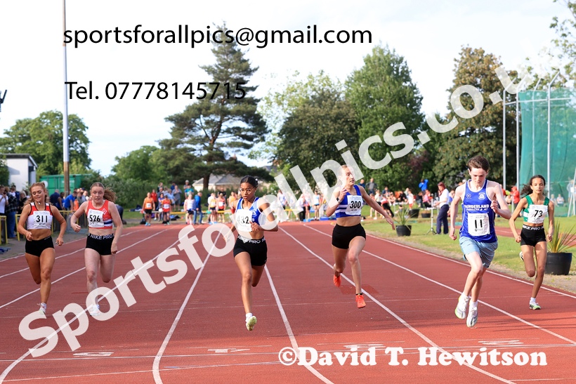 100 metres, 2026 NEGP No 3, Monkton. Photo: David T. Hewitson/Sports for All Pics